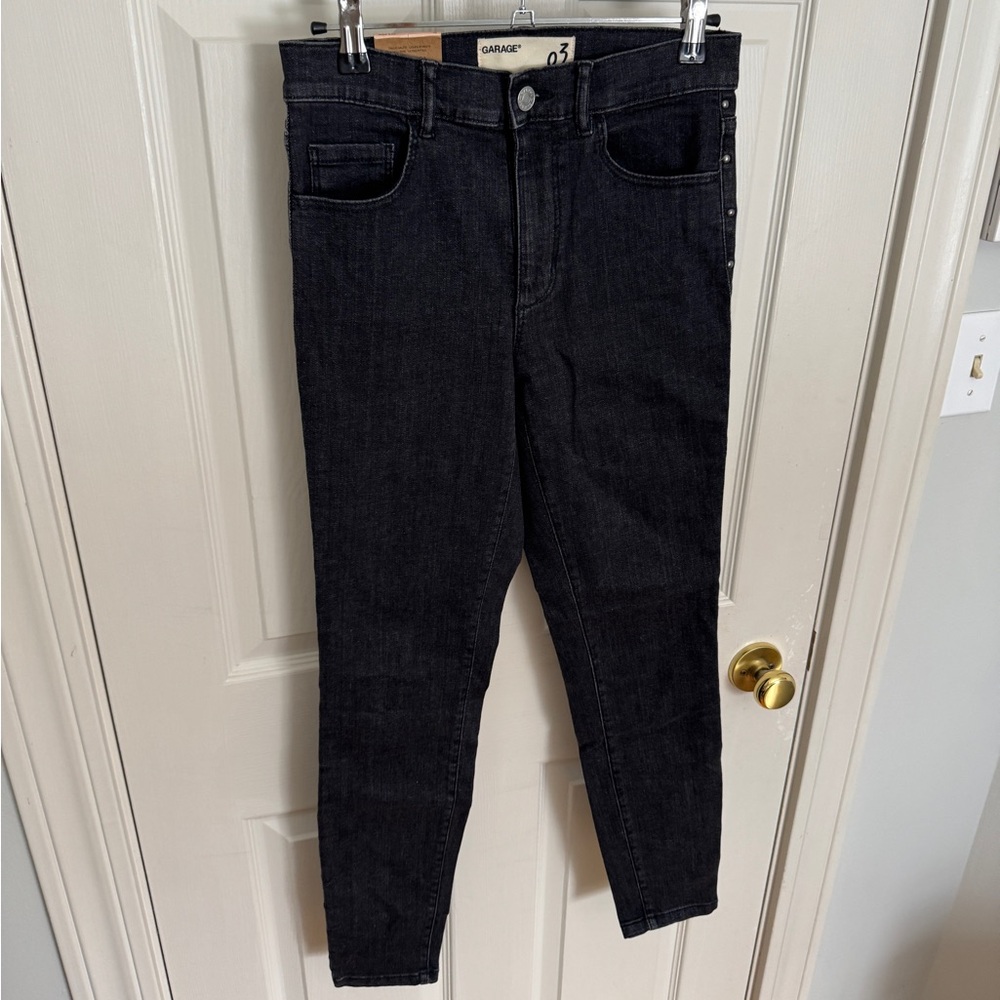 Garage High Rise Jeggings with Studs